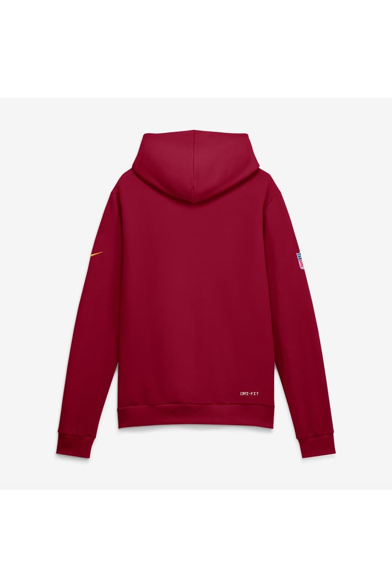 Men's Nike Burgundy Washington Commanders Sideline Standard Issue Top Prospect Dri-FIT Hoodie, Alternate, color, Burgundy