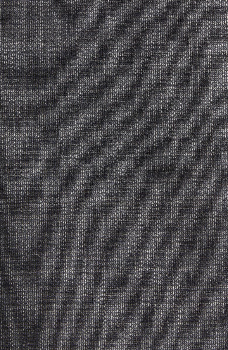 Alexander Wang Prestyled Pleated Skort with Detachable Chain Detail, Alternate, color, Grey Melange/ Oxford Blue