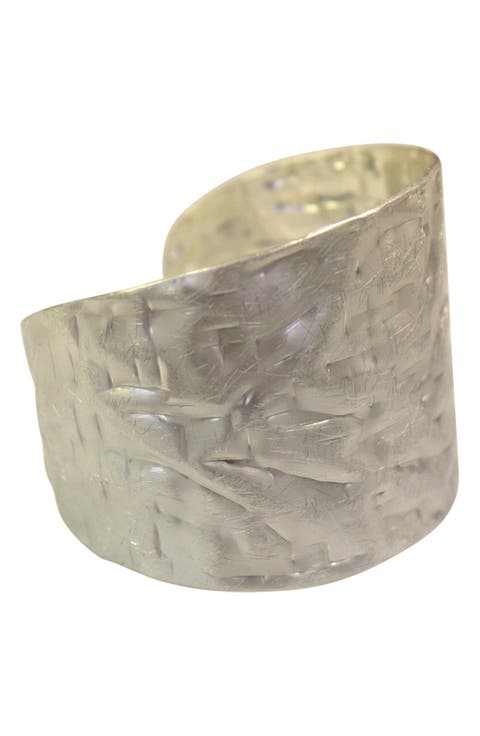 Alda Hammered Cuff Bracelet
