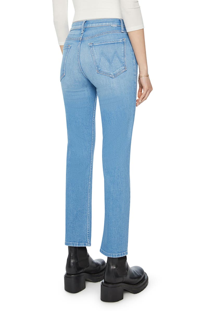 MOTHER The Tomcat High Waist Crop Straight Leg Jeans, Alternate, color, 