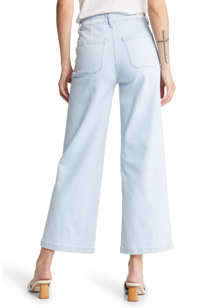 Carly High Waist Ankle Wide Leg Jeans, Alternate, color, KOKOMO