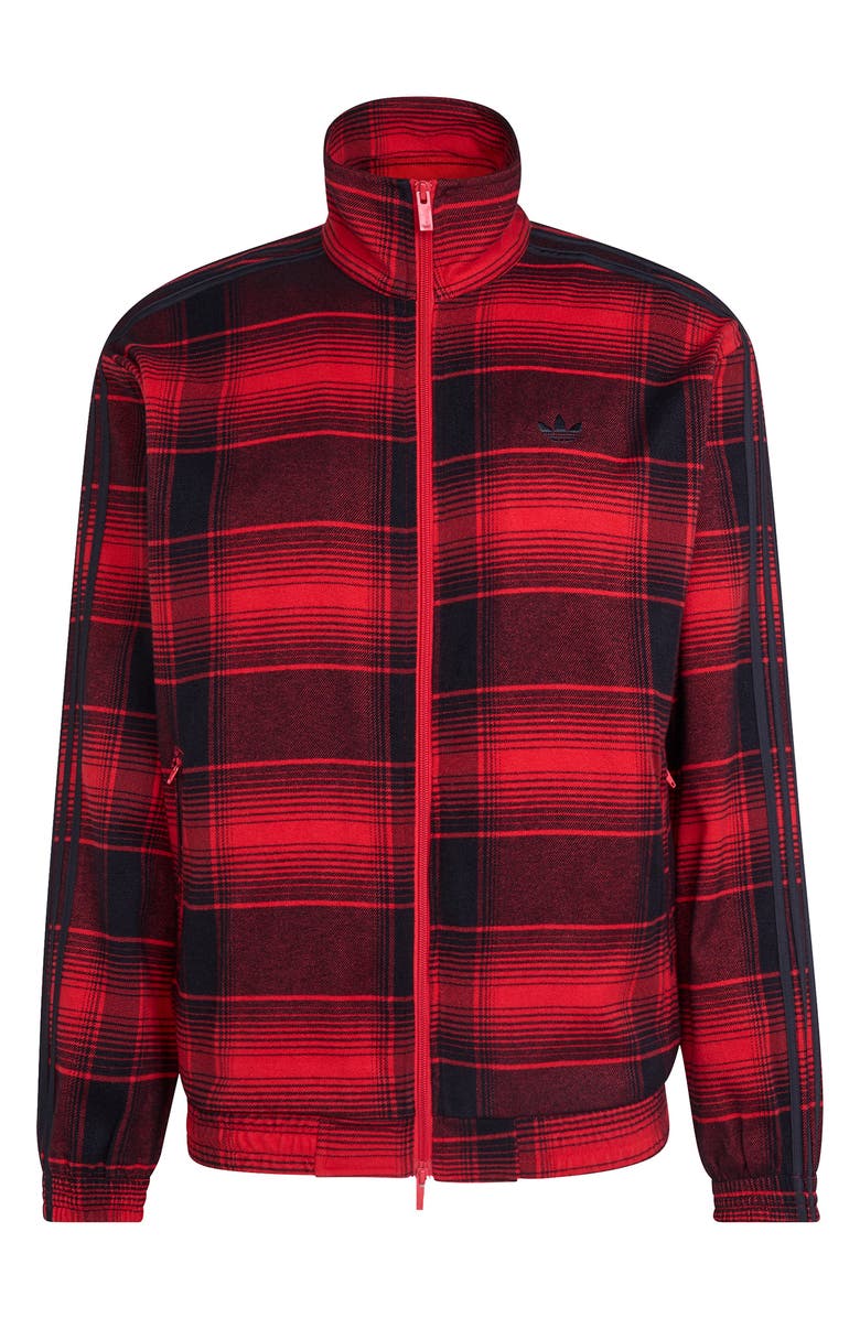 adidas Firebird Plaid Track Jacket, Alternate, color,