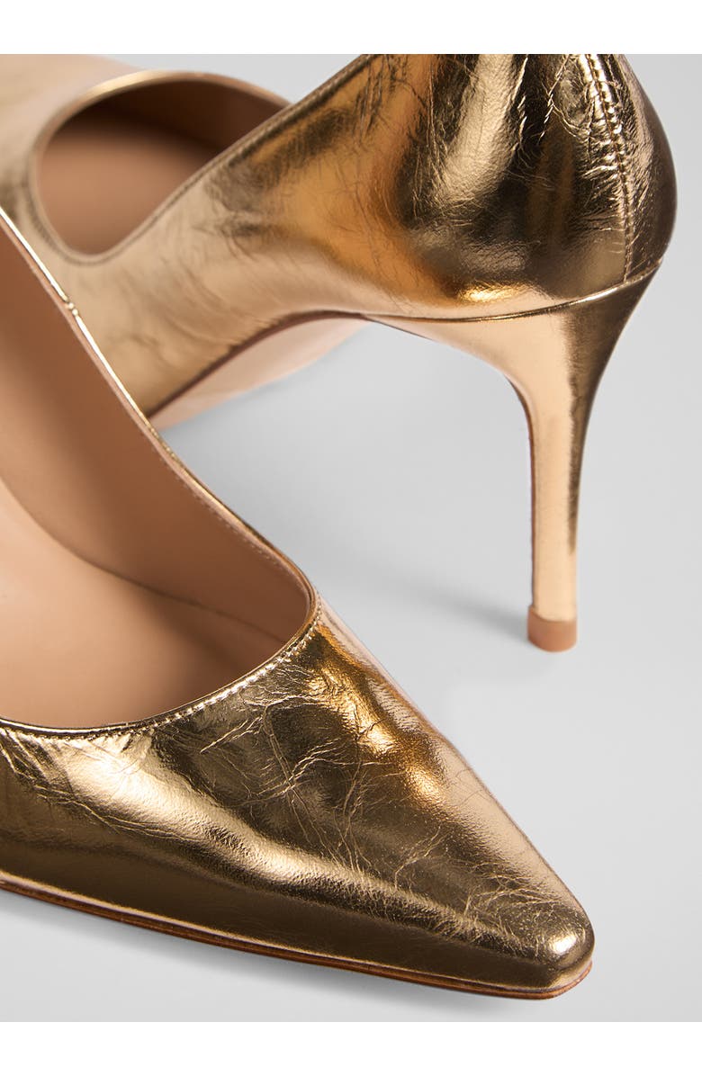 LK Bennett Floret New Signature Court Pump, Alternate, color, Gold