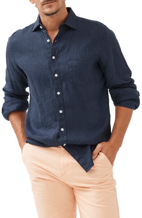 Seaford Linen Button-Up Shirt