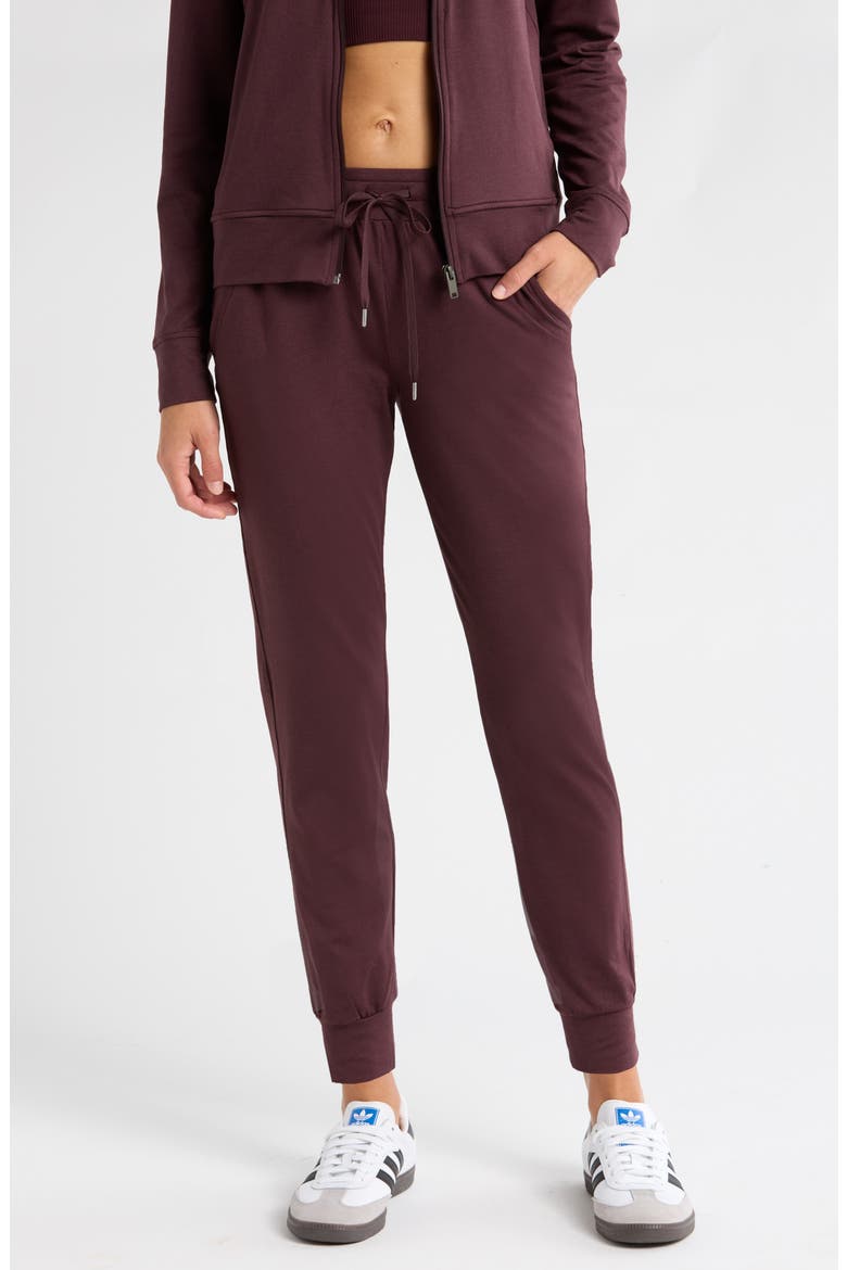 Restore Soft Lite Joggers, Main, color, BURGUNDY FUDGE