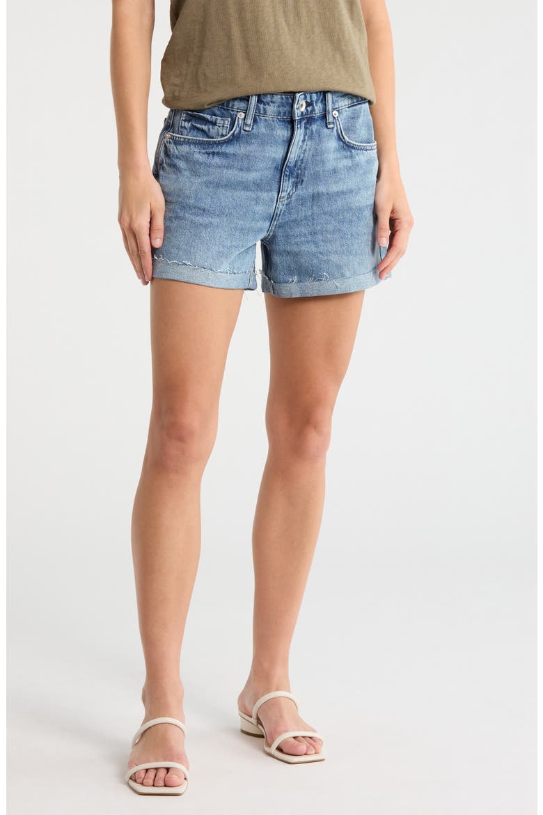 Dylan Cuffed Denim Shorts, Main, color, MYLA
