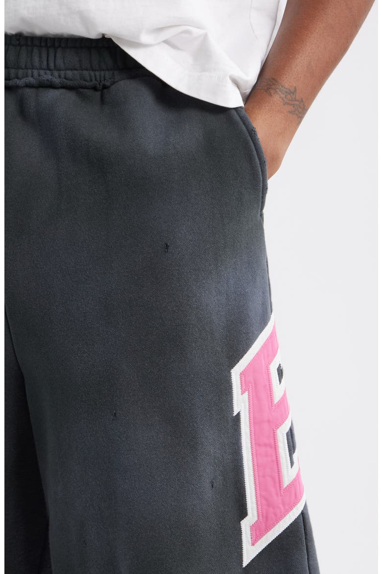 Fireside Sweat Shorts (Nordstrom Exclusive), Alternate, color, WASHED BLACK