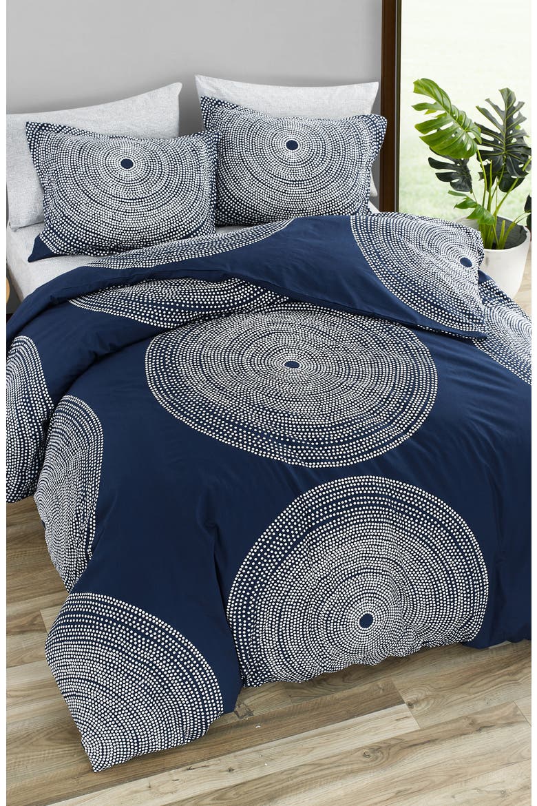 Fokus Comforter & Sham Set, Alternate, color, DARK BLUE