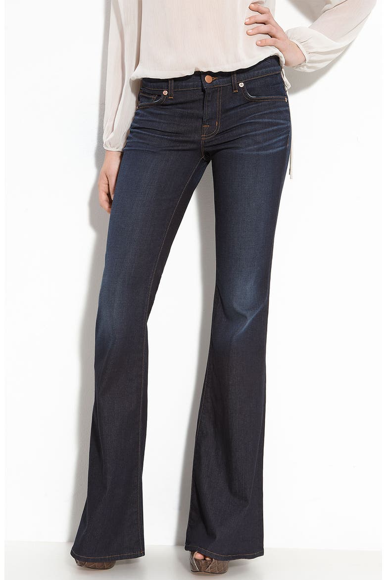 'Babe' Flare Leg Stretch Jeans, Alternate, color, MAZZARO