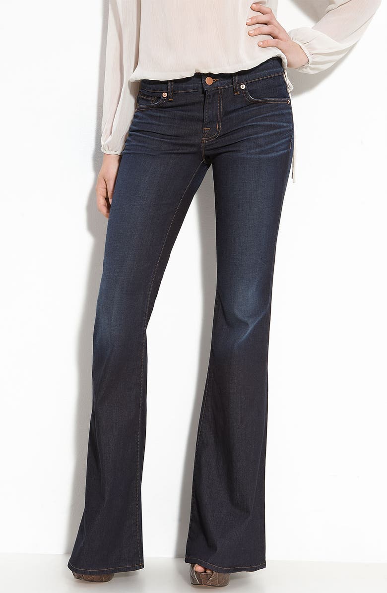 J Brand 'Babe' Flare Leg Stretch Jeans, Alternate, color, 