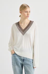 Brunello Cucinelli Cashmere and silk lightweight sweater