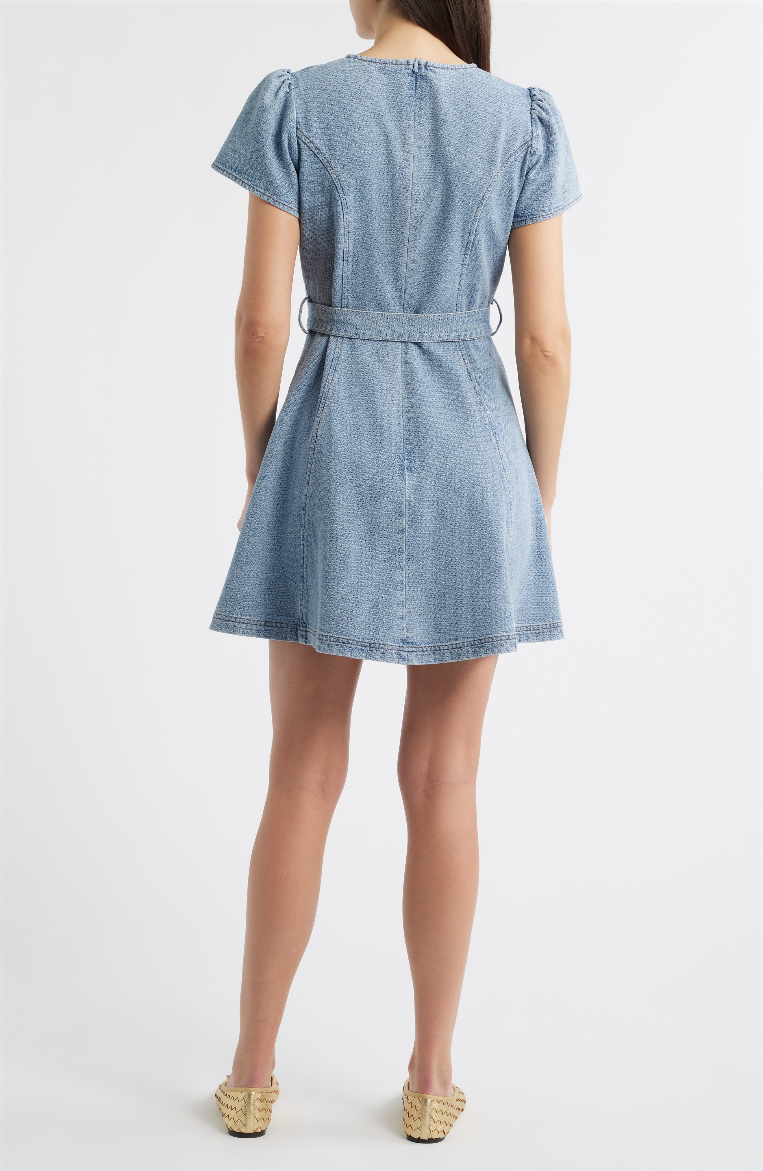 Denim Minidress - image 2