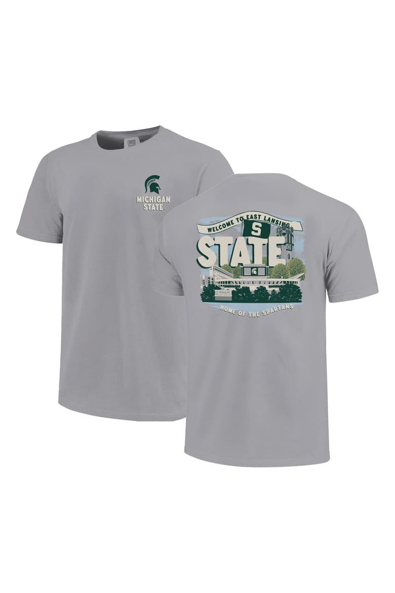 Youth  Gray Michigan State Spartans Local Campus Scene T-Shirt, Main, color, Gray