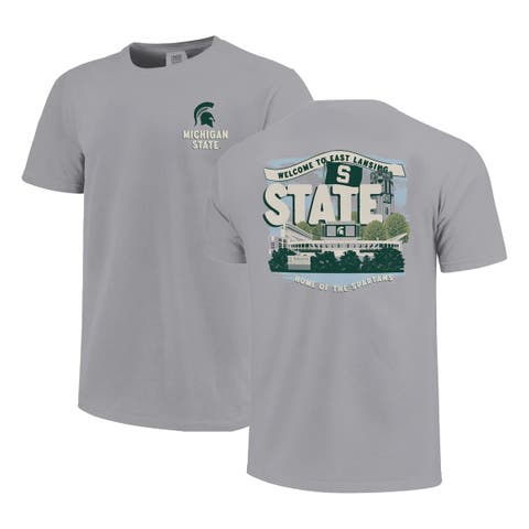 Youth  Gray Michigan State Spartans Local Campus Scene T-Shirt