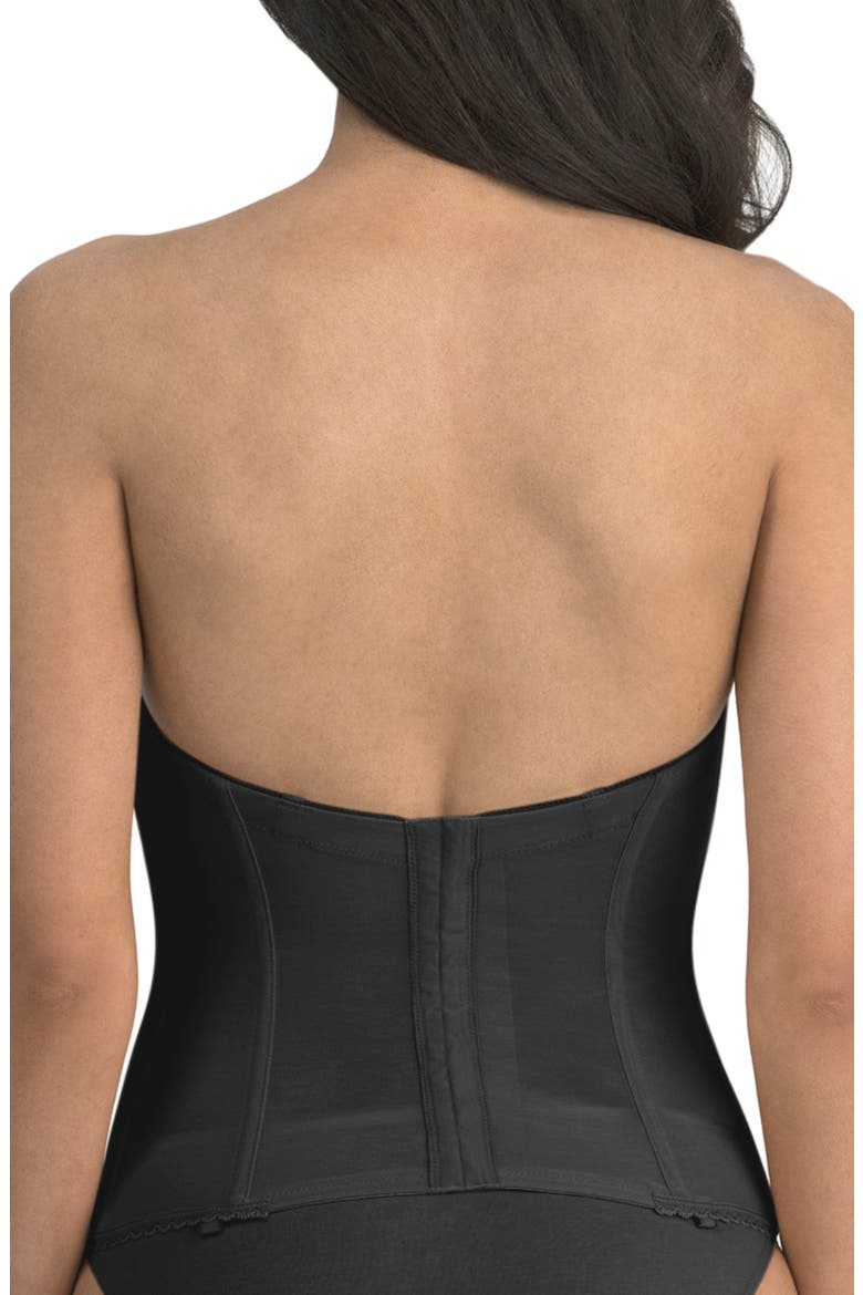 Brianna Strapless Corset, Alternate, color, BLACK