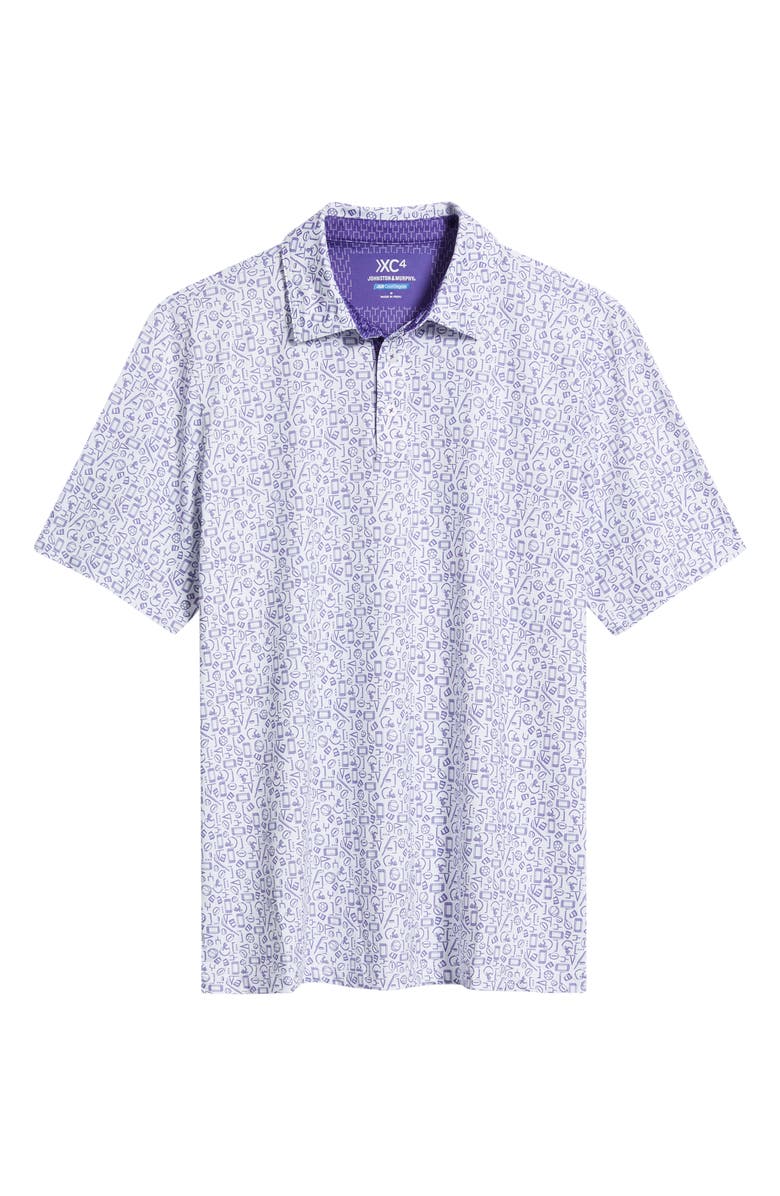 Johnston & Murphy XC+<sup>™</sup> Performance Game Day Polo, Main, color, Purple