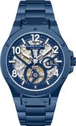 Kenneth Cole New York Skeleton Dial Automatic Bracelet Watch