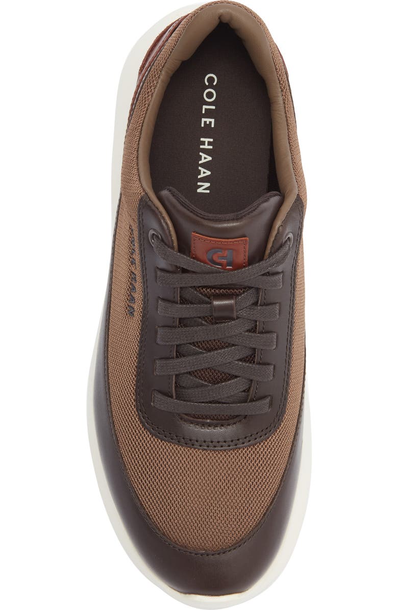 Cole Haan Grand Crosscourt Sneaker, Alternate, color, Dark Chocolate/ Truffle/ Ivory