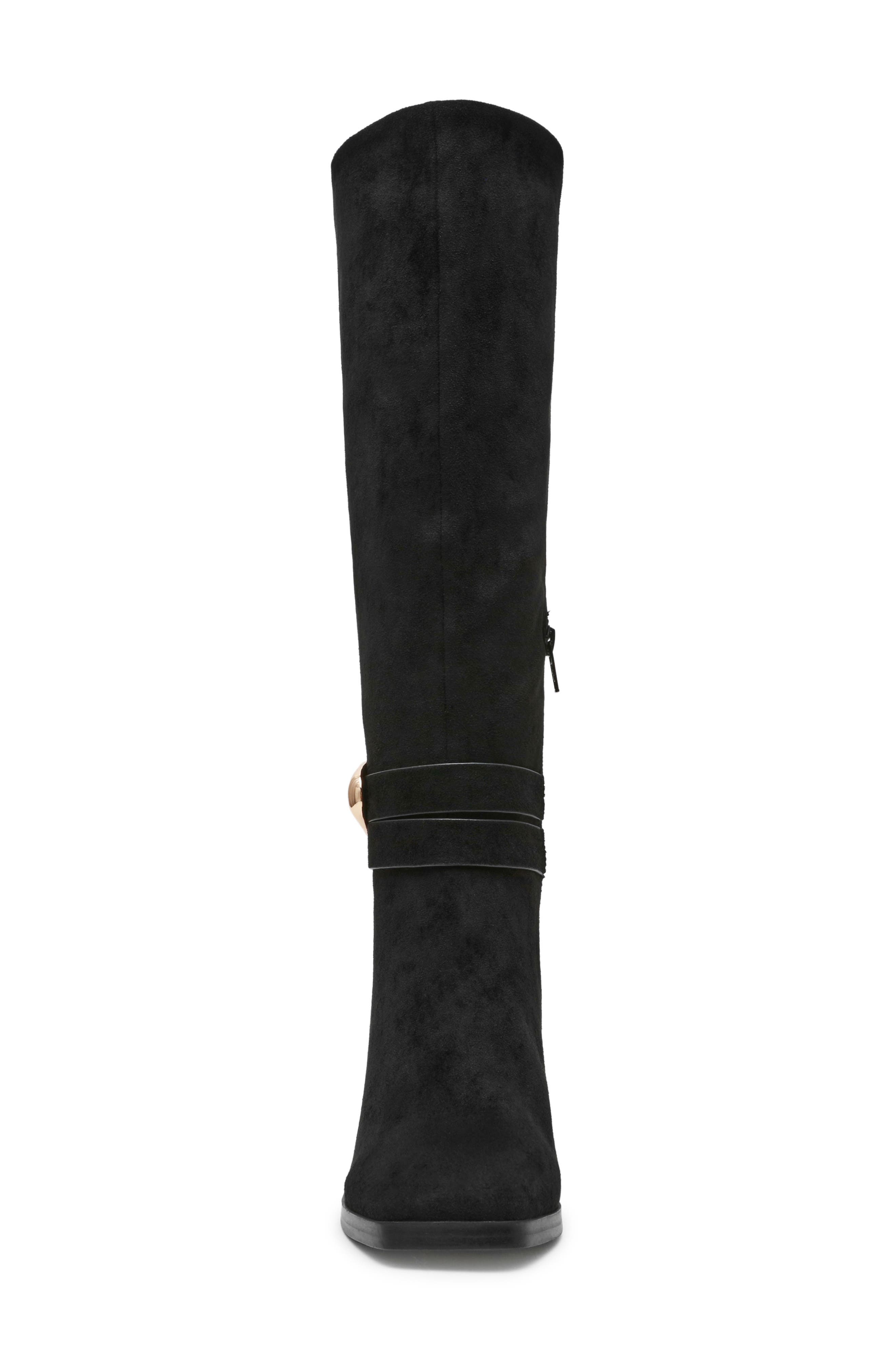 DV by Dolce Vita Finnian Knee High Boot, Alternate, color, Black Faux Suede