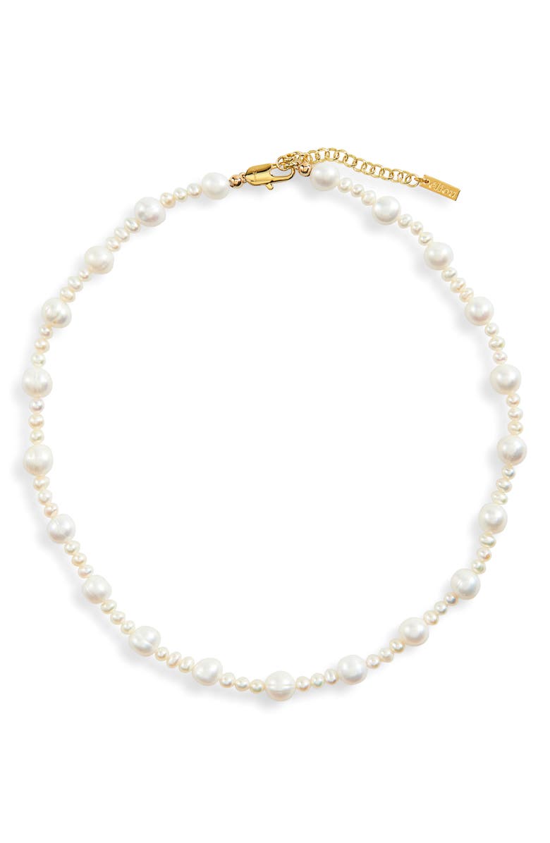 Éliou Irenko Pearl Necklace, Main, color, White