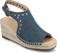 Journee Collection Crisie Espadrille Wedge Sandal