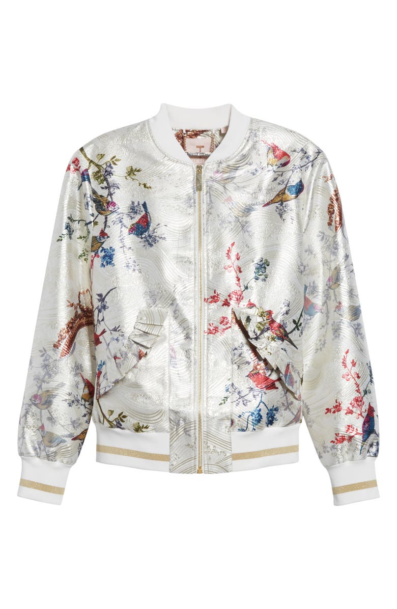 Ted Baker London Ornate Opulent Fauna Bomber, Alternate, color,