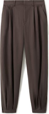 MANGO Pleated Baggy Pants