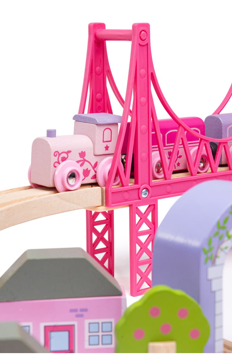 Bigjigs Rail Fairy Town Train Set, Alternate, color, Multicoloured