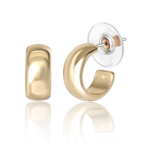 Jessica Simpson Gold-tone Stud And Hoop Earring Set In Gold