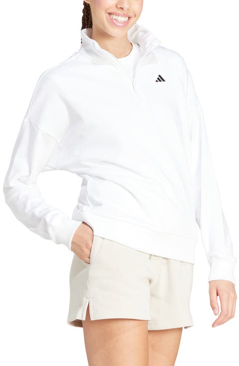 French Terry Quarter Zip Pullover