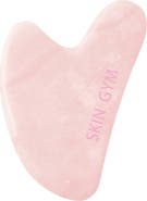 Skin Gym Rose Quartz Crystal Sculpty Heart Gua Sha Facial Tool
