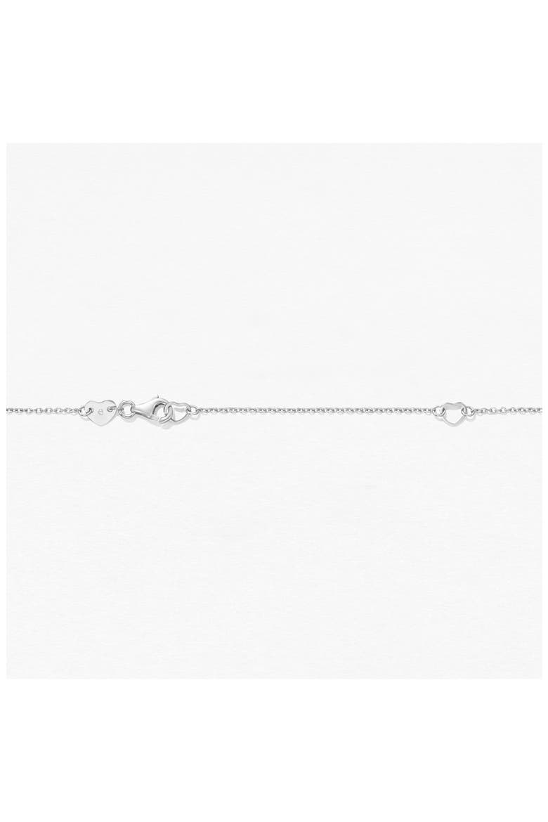 Vela Crossover Pendant Necklace, Alternate, color, WHITE GOLD/ DIAMOND