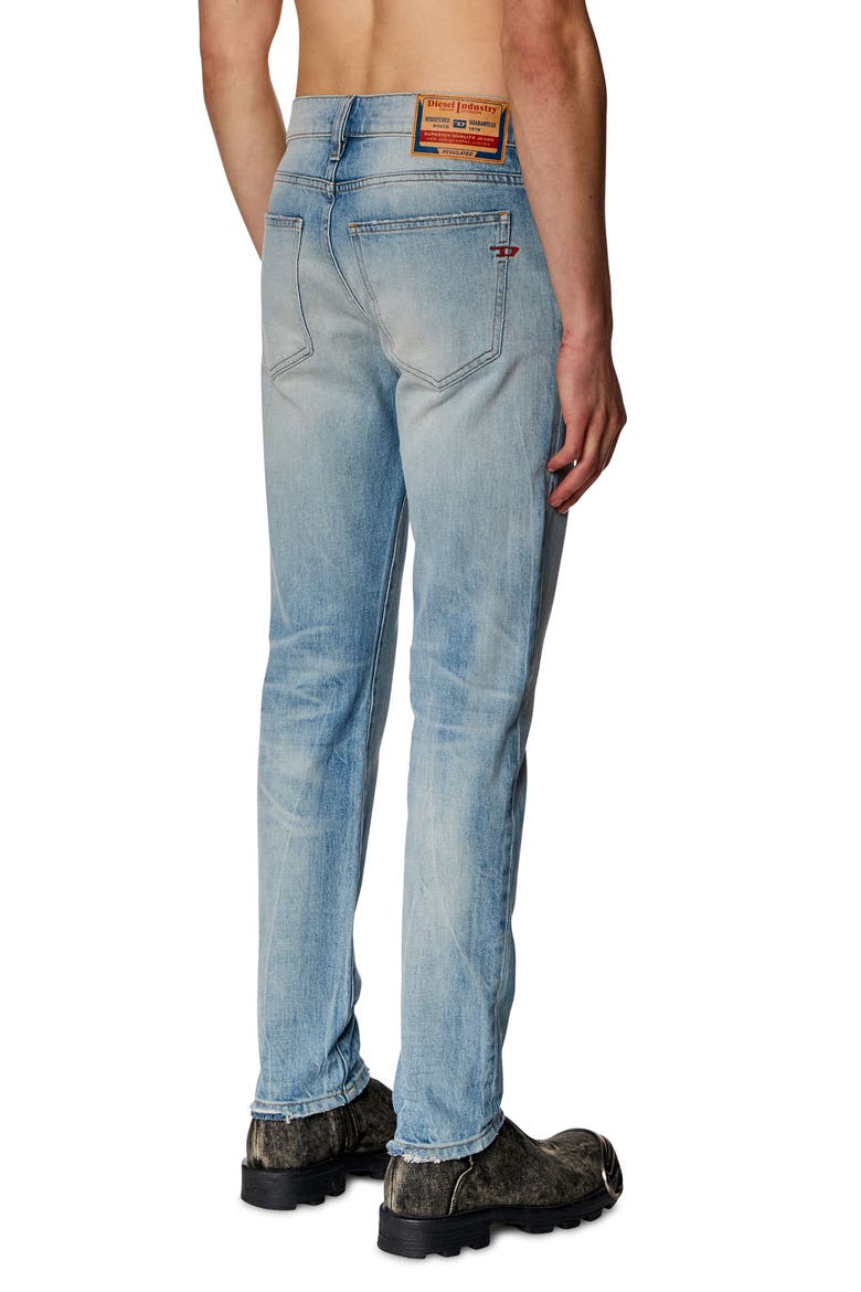 D-Strukt Slim Fit Jeans, Alternate, color, DENIM