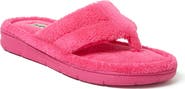 Dearfoams Wrenley Terry Thong Flip Flop Slipper