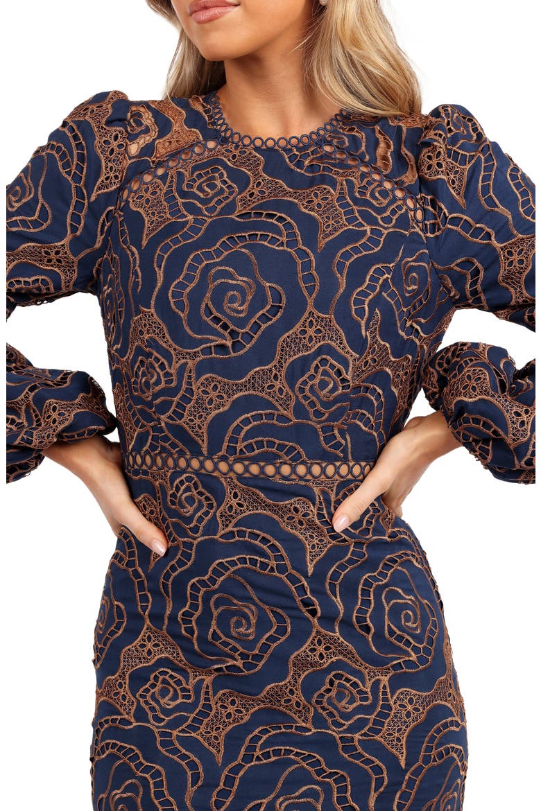 pierre long sleeve cocktail mermaid dress Sequin Long Sleeve Mermaid Dress by Tiffany Designs 16955 0 / Liquid Peacock