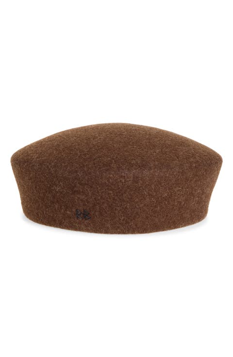 Wool Felt Pillbox Hat
