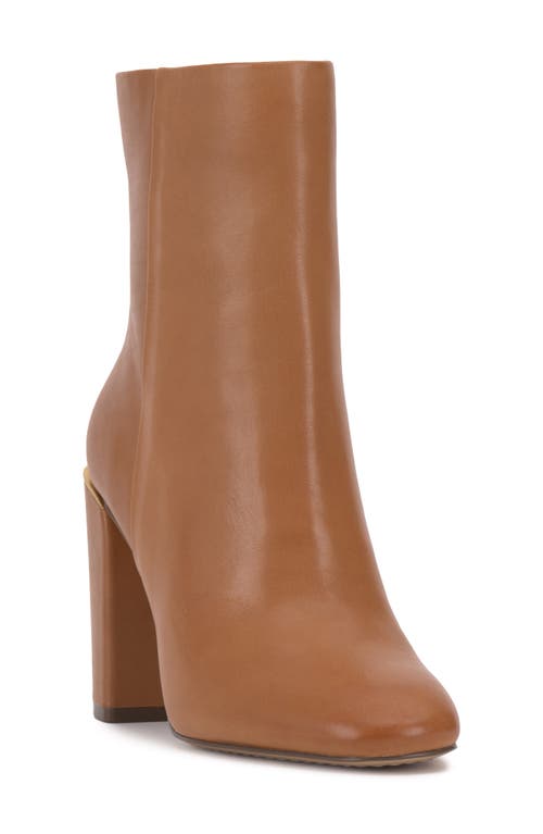 Vince Camuto Jordyn Bootie in Golden Walnut Leather 