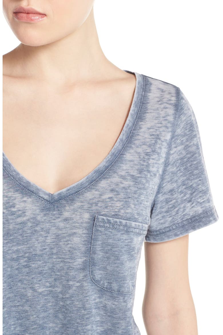 Gotta Have It V-Neck Tee, Alternate, color, NAVY DENIM