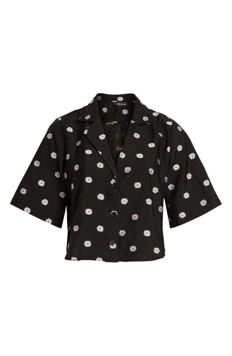 Stine Goya Athena Daisy Crop Shirt, Alternate, color, 