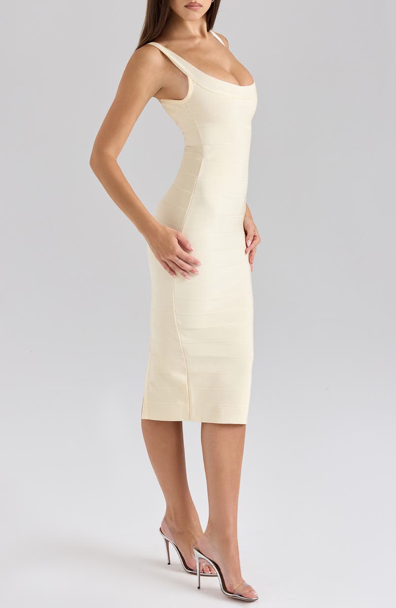 HOUSE OF CB The OG Bandage Midi Dress, Main, color, Vanilla