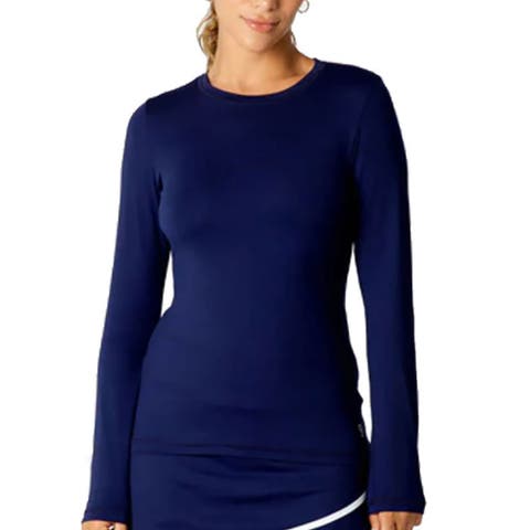 UV Colors Womens Long Sleeve Tennis Shirt