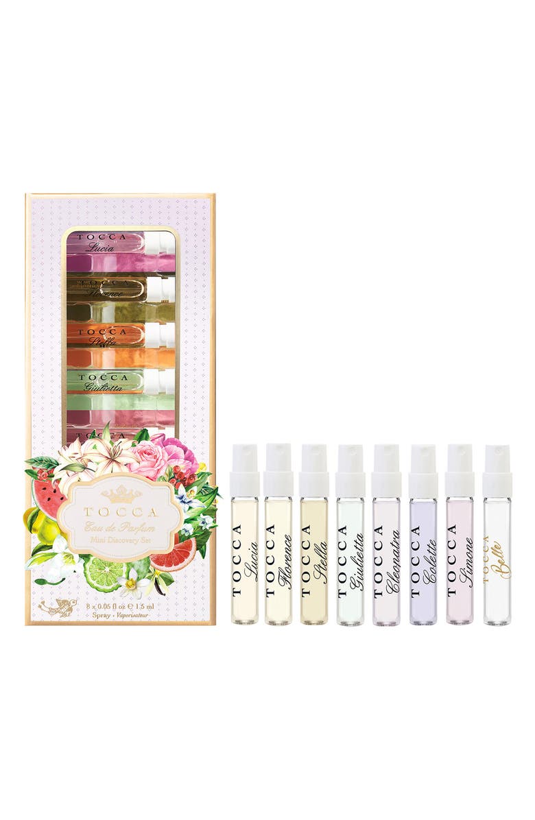 TOCCA Mini Fragrance Discovery Set $30 Value, Main, color, 