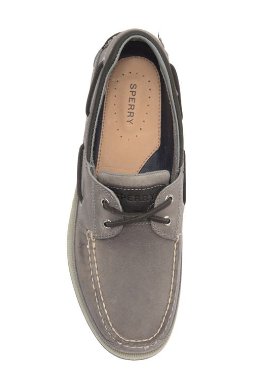 Sperry Top-sider® Mako 2-eye Boat Shoe In Gray