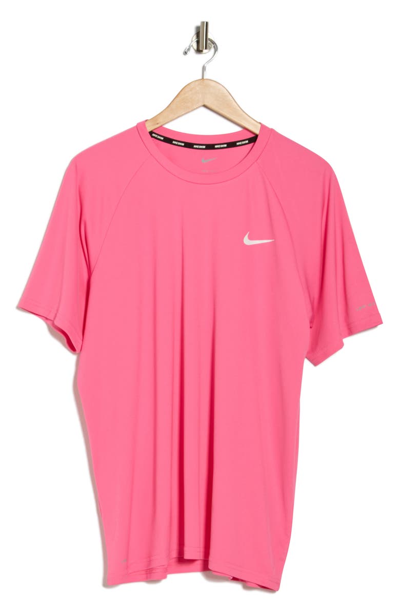 Nike Hydroguard Swim Shirt, Alternate, color, Pinksicle