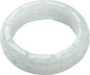 seree Weave Off white jade ring