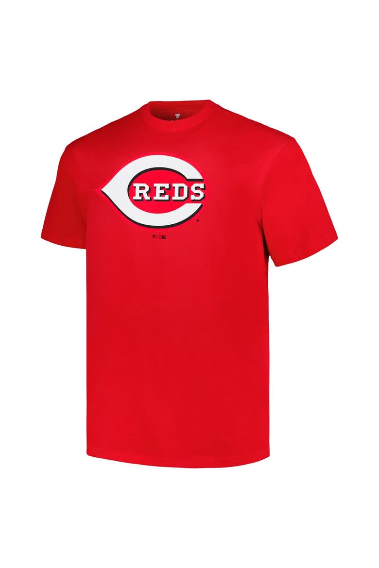 Men's Elly De La Cruz Red Cincinnati Reds Big & Tall Name & Number T-Shirt, Alternate, color, Red
