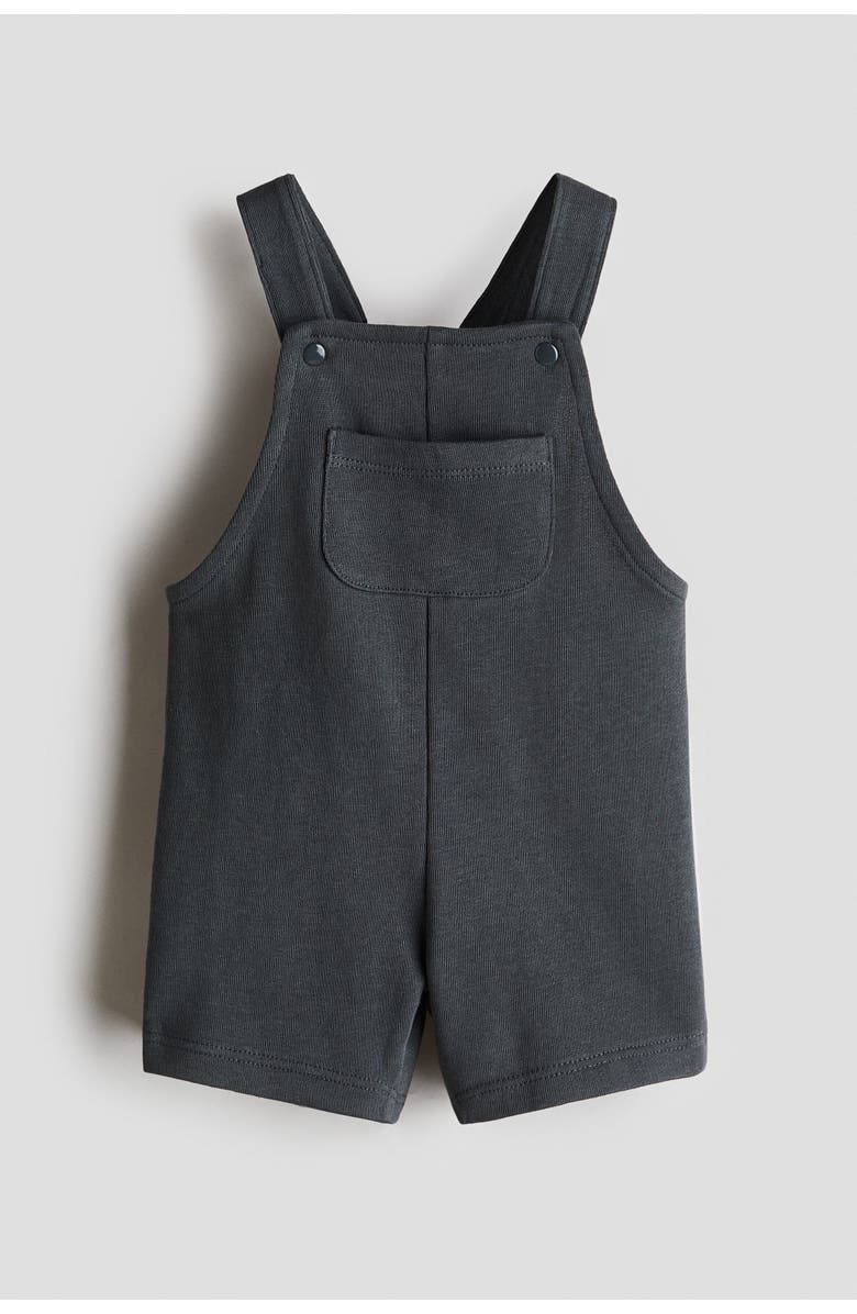 H&M Sweatshirt Dungaree Shorts, Main, color, 