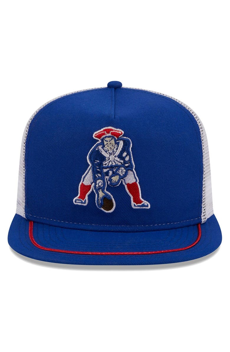 New Era Men's New Era Royal/White New England Patriots Original Classic Golfer Adjustable Hat, Alternate, color, 