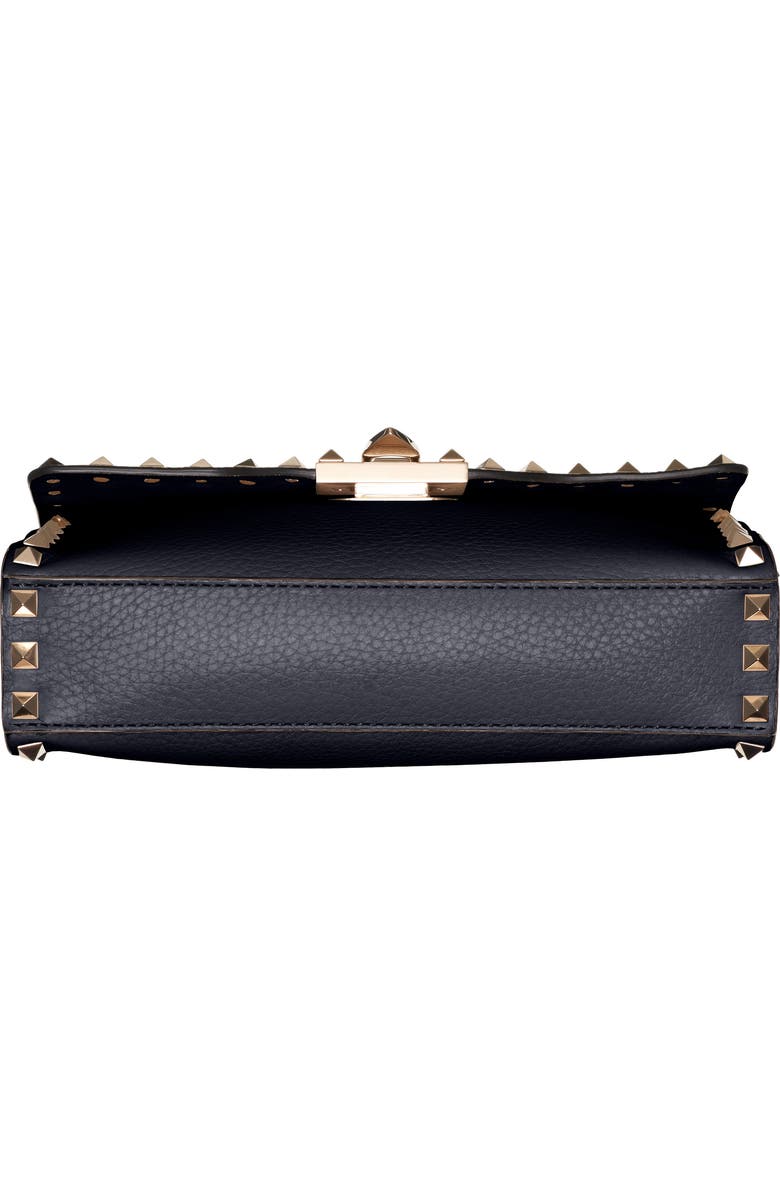 Valentino Garavani Small Rockstud Leather Shoulder Bag, Alternate, color,