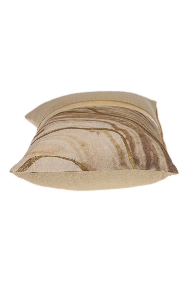 Stripe Accent Pillow, Alternate, color, BEIGE